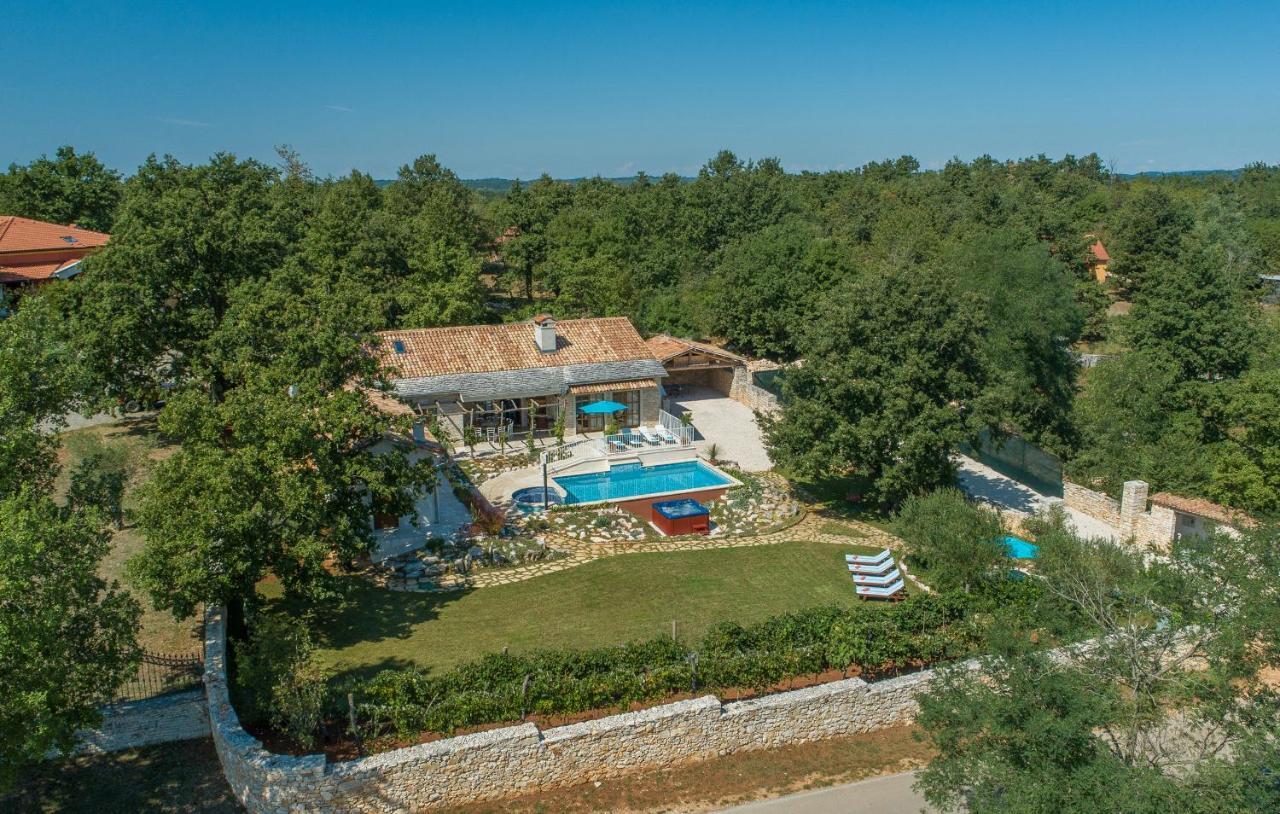 Family Villa Lipica With Private Pool And Jacuzzi Pazin Eksteriør bilde